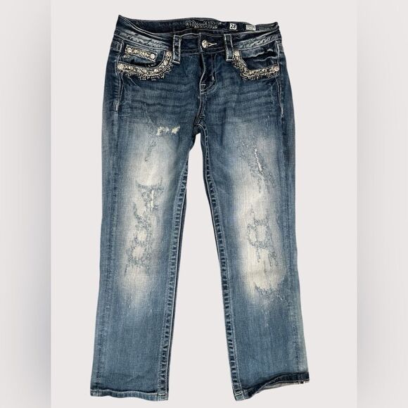 Miss Me Denim - Miss Me Signature Crop Jean